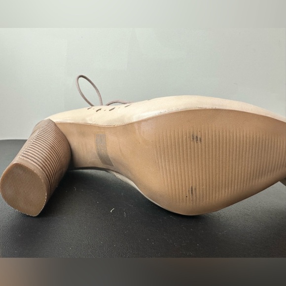 Beige Type Z Lace Up Heels - Picture 12 of 14